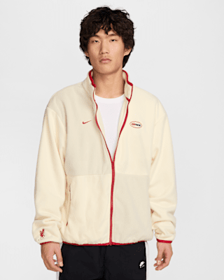 リバプールFC Nike ジャケット グレー　Mサイズ Nike Liverpool FC AWF Men's Full-Zip Soccer Jacket